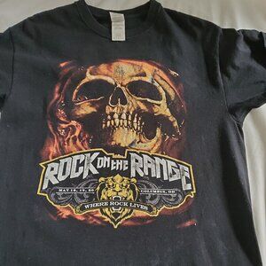Rock on the Range tee shirt sz M -2017